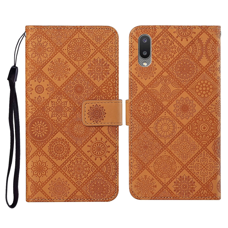 Ethnic Style Embossed Pattern Horizontal Flip Leather Case with Holder & Card Slots & Wallet & Lanyard, For Samsung Galaxy S21 FE, For Samsung Galaxy A52 5G / 4G, For Samsung Galaxy A72 5G / 4G, For Samsung Galaxy A22  4G, For Samsung Galaxy A22  5G���...