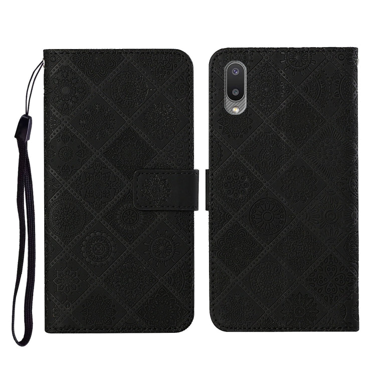 Ethnic Style Embossed Pattern Horizontal Flip Leather Case with Holder & Card Slots & Wallet & Lanyard, For Samsung Galaxy S21 FE, For Samsung Galaxy A52 5G / 4G, For Samsung Galaxy A72 5G / 4G, For Samsung Galaxy A22  4G, For Samsung Galaxy A22  5G���...