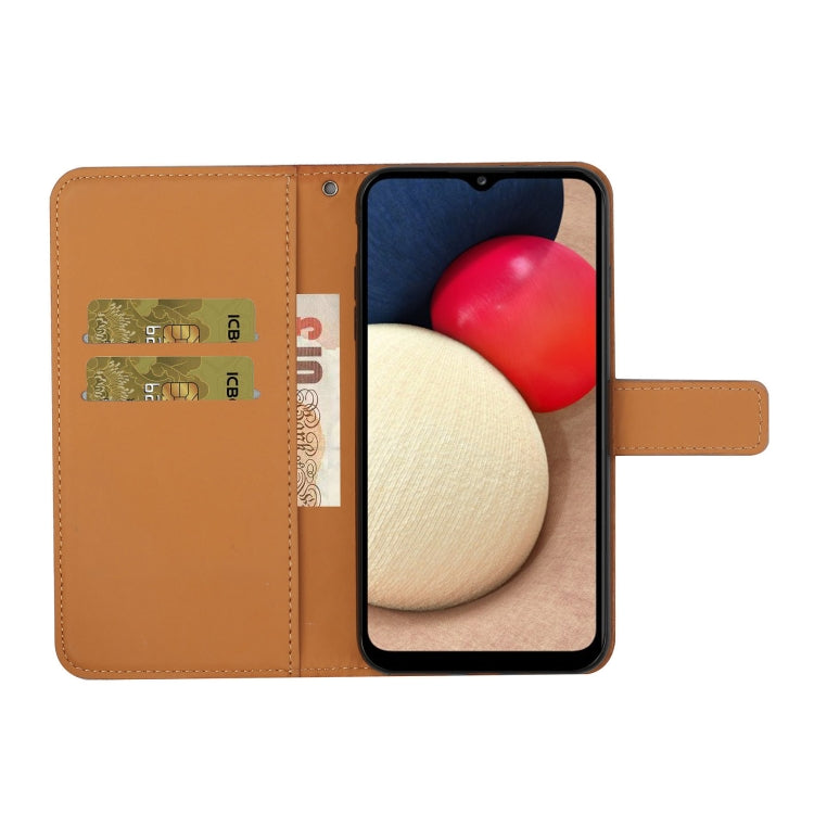 Ethnic Style Embossed Pattern Horizontal Flip Leather Case with Holder & Card Slots & Wallet & Lanyard, For Samsung Galaxy A02s EU Version