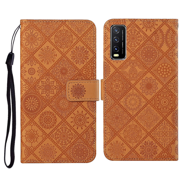 Ethnic Style Embossed Pattern Horizontal Flip Leather Case with Holder & Card Slots & Wallet & Lanyard, For Samsung Galaxy S21 FE, For Samsung Galaxy A52 5G / 4G, For Samsung Galaxy A72 5G / 4G, For Samsung Galaxy A22  4G, For Samsung Galaxy A22  5G���...