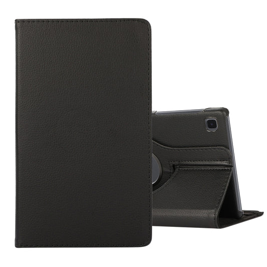 For Samsung Galaxy A7 Lite T220 360 Degree Rotation Litchi Texture Flip Leather Case with Holder