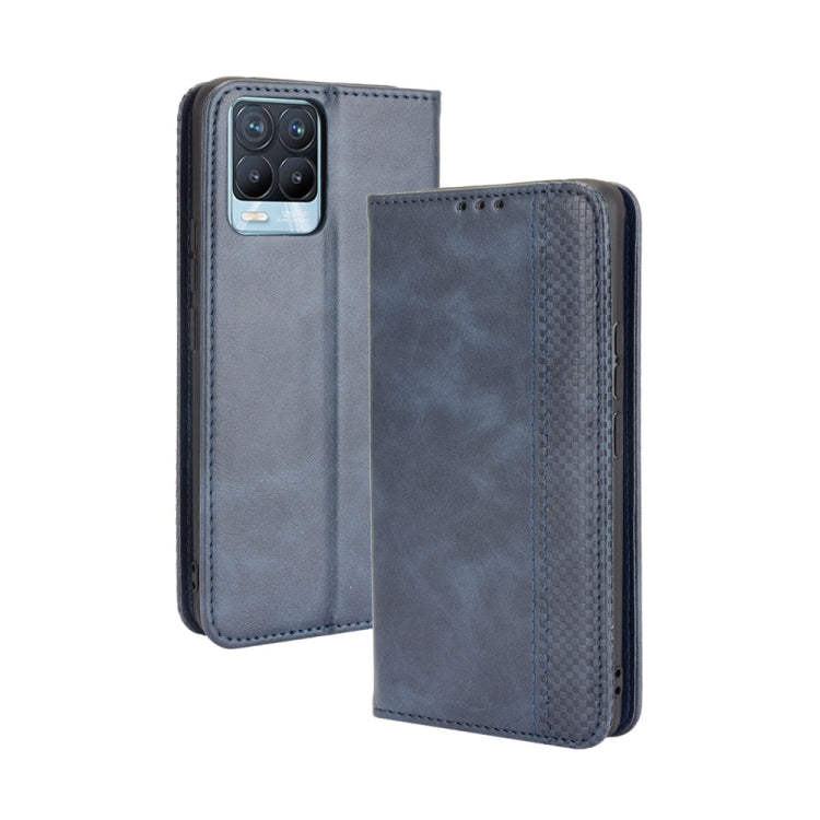Magnetic Buckle Retro Crazy Horse Texture Horizontal Flip Leather Case with Holder & Card Slots & Photo Frame, For OPPO A54 5G / A74 5G / A93 5G, For OPPO A55 5G / A53s 5G, For OPPO A74 4G / F19 4G, For OPPO A94 5G / Reno5Z 5G / F19 Pro+ 5G������������...