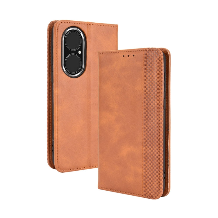 Magnetic Buckle Retro Crazy Horse Texture Horizontal Flip Leather Case with Holder & Card Slots & Photo Frame, For OPPO A54 5G / A74 5G / A93 5G, For OPPO A55 5G / A53s 5G, For OPPO A74 4G / F19 4G, For OPPO A94 5G / Reno5Z 5G / F19 Pro+ 5G������������...