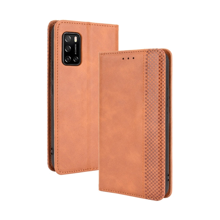 Magnetic Buckle Retro Crazy Horse Texture Horizontal Flip Leather Case with Holder & Card Slots & Photo Frame, For OPPO A54 5G / A74 5G / A93 5G, For OPPO A55 5G / A53s 5G, For OPPO A74 4G / F19 4G, For OPPO A94 5G / Reno5Z 5G / F19 Pro+ 5G������������...