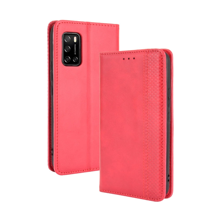Magnetic Buckle Retro Crazy Horse Texture Horizontal Flip Leather Case with Holder & Card Slots & Photo Frame, For OPPO A54 5G / A74 5G / A93 5G, For OPPO A55 5G / A53s 5G, For OPPO A74 4G / F19 4G, For OPPO A94 5G / Reno5Z 5G / F19 Pro+ 5G������������...