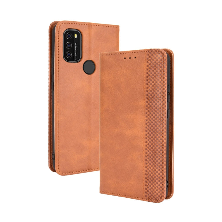 Magnetic Buckle Retro Crazy Horse Texture Horizontal Flip Leather Case with Holder & Card Slots & Photo Frame, For OPPO A54 5G / A74 5G / A93 5G, For OPPO A55 5G / A53s 5G, For OPPO A74 4G / F19 4G, For OPPO A94 5G / Reno5Z 5G / F19 Pro+ 5G������������...