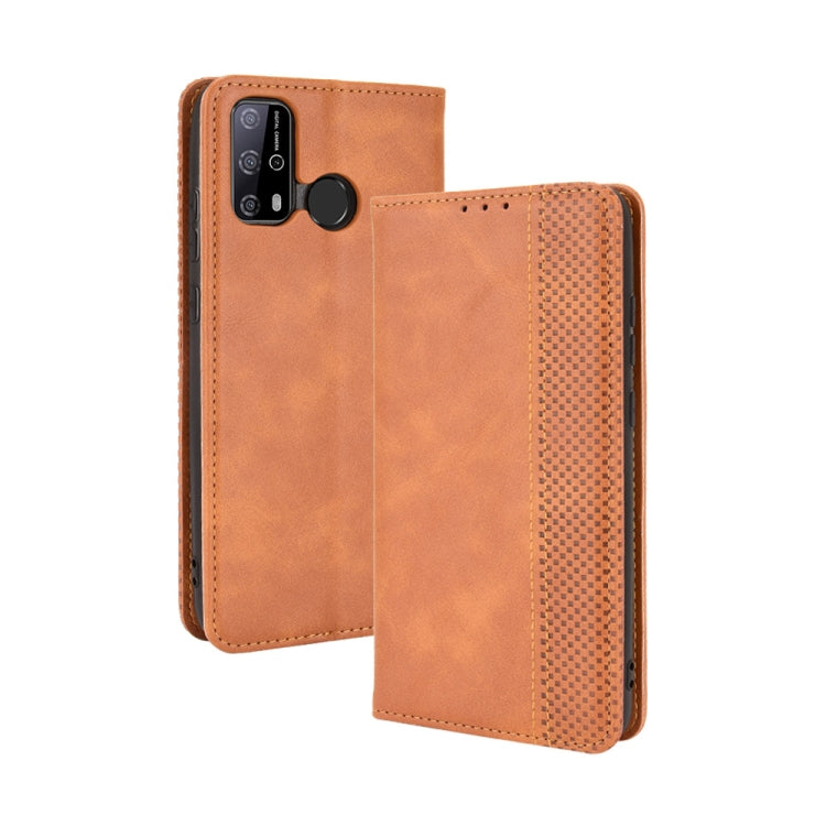 Magnetic Buckle Retro Crazy Horse Texture Horizontal Flip Leather Case with Holder & Card Slots & Photo Frame, For OPPO A54 5G / A74 5G / A93 5G, For OPPO A55 5G / A53s 5G, For OPPO A74 4G / F19 4G, For OPPO A94 5G / Reno5Z 5G / F19 Pro+ 5G������������...