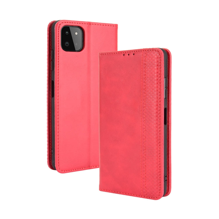 Magnetic Buckle Retro Crazy Horse Texture Horizontal Flip Leather Case with Holder & Card Slots & Photo Frame, For OPPO A54 5G / A74 5G / A93 5G, For OPPO A55 5G / A53s 5G, For OPPO A74 4G / F19 4G, For OPPO A94 5G / Reno5Z 5G / F19 Pro+ 5G������������...