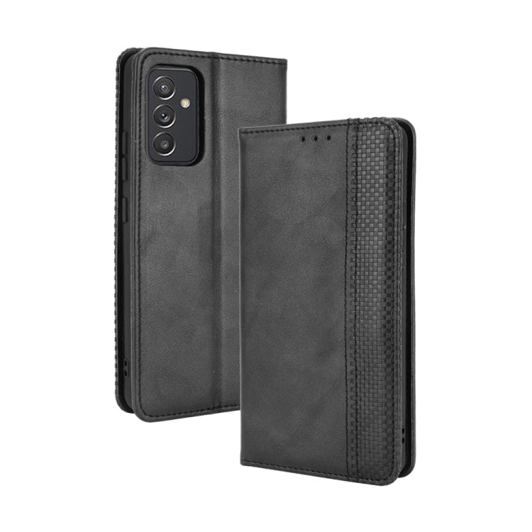 Magnetic Buckle Retro Crazy Horse Texture Horizontal Flip Leather Case with Holder & Card Slots & Photo Frame, For OPPO A54 5G / A74 5G / A93 5G, For OPPO A55 5G / A53s 5G, For OPPO A74 4G / F19 4G, For OPPO A94 5G / Reno5Z 5G / F19 Pro+ 5G������������...