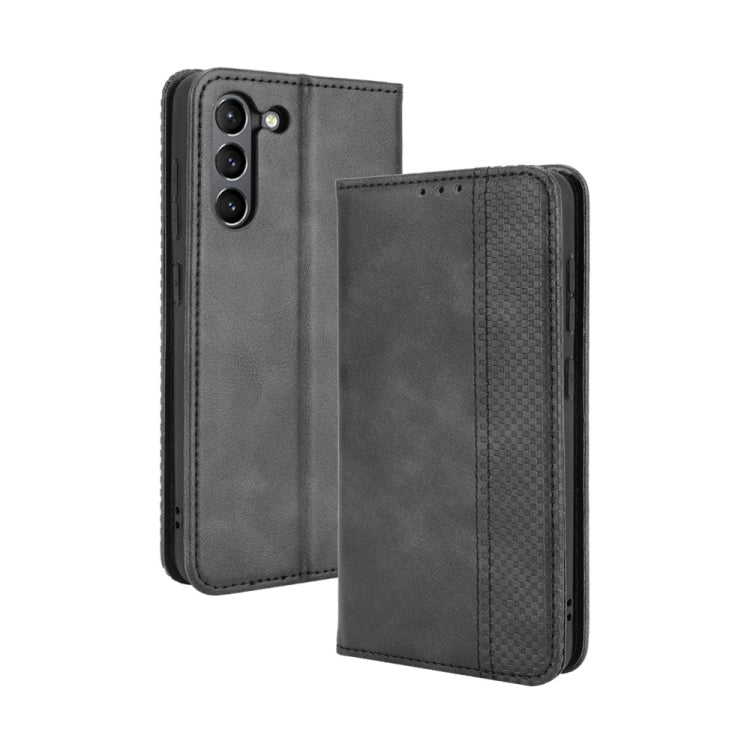 Magnetic Buckle Retro Crazy Horse Texture Horizontal Flip Leather Case with Holder & Card Slots & Photo Frame, For OPPO A54 5G / A74 5G / A93 5G, For OPPO A55 5G / A53s 5G, For OPPO A74 4G / F19 4G, For OPPO A94 5G / Reno5Z 5G / F19 Pro+ 5G������������...