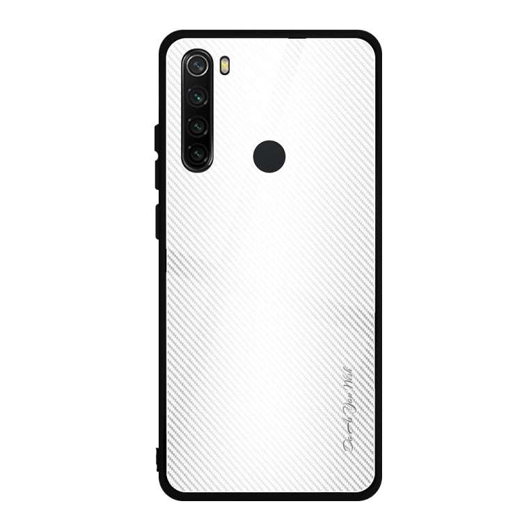Carbon Fiber Texture Gradient Color Glass Case, For Xiaomi Redmi Note 8 Pro, For Xiaomi Redmi Note 8, For iPhone 11 Pro Max, For iPhone 11