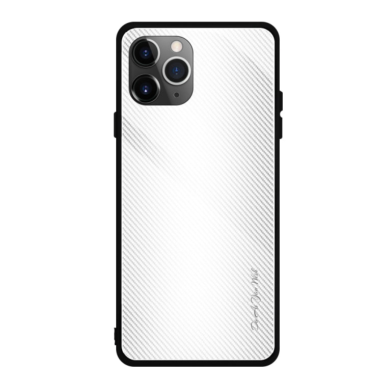 Carbon Fiber Texture Gradient Color Glass Case, For Xiaomi Redmi Note 8 Pro, For Xiaomi Redmi Note 8, For iPhone 11 Pro Max, For iPhone 11