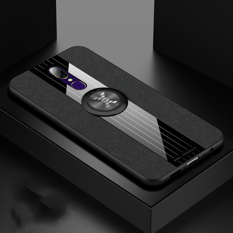 XINLI Stitching Cloth Textue Shockproof TPU Protective Case with Ring Holder, For OPPO A3, For OPPO A5, For OPPO A7, For OPPO A9, For OPPO A7X / F9, For OPPO A57, For OPPO A59, For OPPO A73, For OPPO A83, For OPPO R9 Plus, For OPPO R9, For OPPO R9S����...