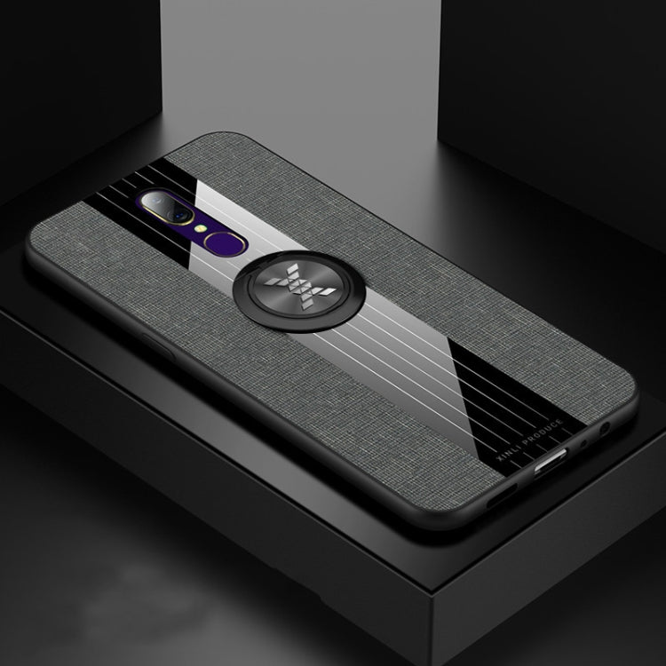 XINLI Stitching Cloth Textue Shockproof TPU Protective Case with Ring Holder, For OPPO A3, For OPPO A5, For OPPO A7, For OPPO A9, For OPPO A7X / F9, For OPPO A57, For OPPO A59, For OPPO A73, For OPPO A83, For OPPO R9 Plus, For OPPO R9, For OPPO R9S����...