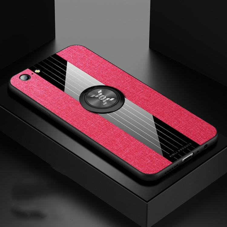XINLI Stitching Cloth Textue Shockproof TPU Protective Case with Ring Holder, For OPPO A3, For OPPO A5, For OPPO A7, For OPPO A9, For OPPO A7X / F9, For OPPO A57, For OPPO A59, For OPPO A73, For OPPO A83, For OPPO R9 Plus, For OPPO R9, For OPPO R9S����...
