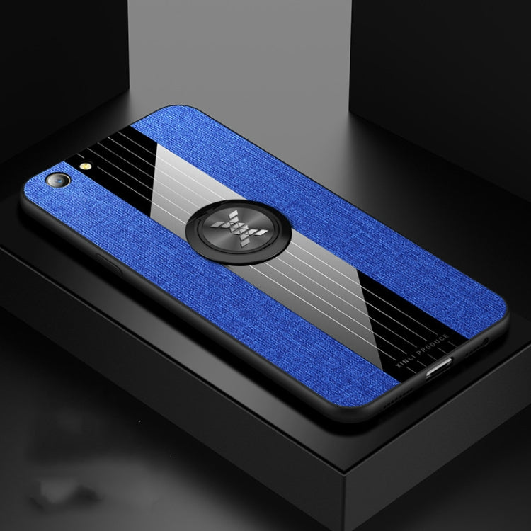 XINLI Stitching Cloth Textue Shockproof TPU Protective Case with Ring Holder, For OPPO A3, For OPPO A5, For OPPO A7, For OPPO A9, For OPPO A7X / F9, For OPPO A57, For OPPO A59, For OPPO A73, For OPPO A83, For OPPO R9 Plus, For OPPO R9, For OPPO R9S����...