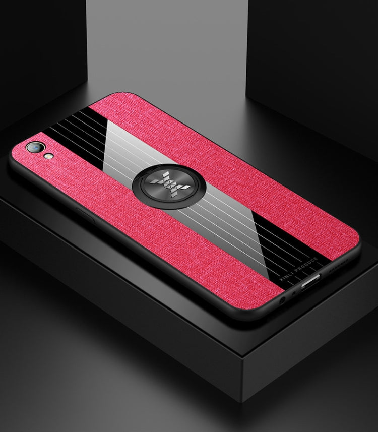 XINLI Stitching Cloth Textue Shockproof TPU Protective Case with Ring Holder, For OPPO A3, For OPPO A5, For OPPO A7, For OPPO A9, For OPPO A7X / F9, For OPPO A57, For OPPO A59, For OPPO A73, For OPPO A83, For OPPO R9 Plus, For OPPO R9, For OPPO R9S����...