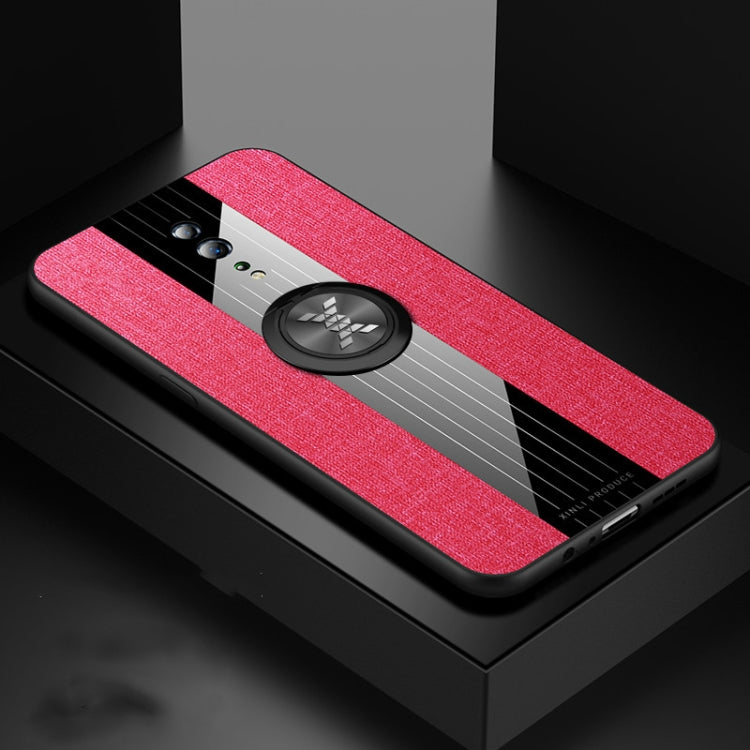 XINLI Stitching Cloth Textue Shockproof TPU Protective Case with Ring Holder, For OPPO Realme Q, For OPPO Realme X / K3, For OPPO Realme X Lite, For OPPO Reno, For OPPO Reno 2, For OPPO Reno Z