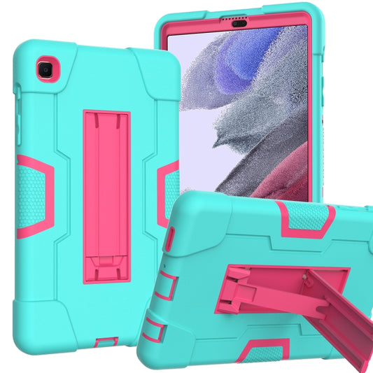 Contrast Color Robot Shockproof Silicone + PC Protective Case with Holder