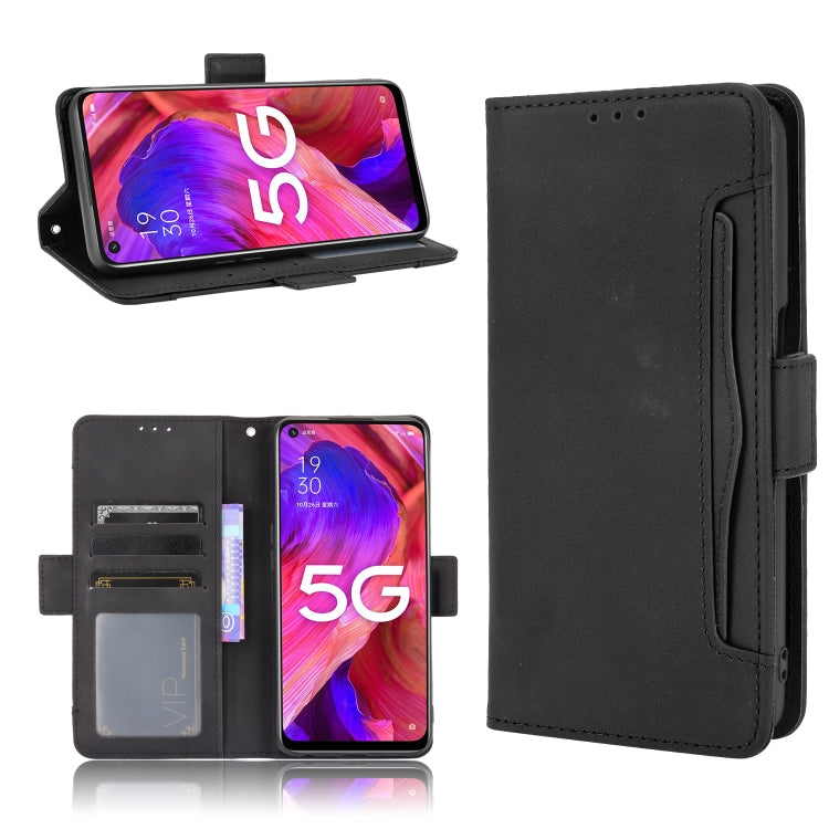 Skin Feel Calf Pattern Horizontal Flip Leather Case with Holder & Card Slots & Photo Frame, For OPPO A54 5G / A74 5G / A93 5G, For OPPO A55 5G / A53s 5G, For OPPO A74 4G / F19 4G, For OPPO A94 5G / Reno5Z 5G / F19 Pro+ 5G�������������������������������...