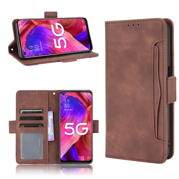 Skin Feel Calf Pattern Horizontal Flip Leather Case with Holder & Card Slots & Photo Frame, For OPPO A54 5G / A74 5G / A93 5G, For OPPO A55 5G / A53s 5G, For OPPO A74 4G / F19 4G, For OPPO A94 5G / Reno5Z 5G / F19 Pro+ 5G�������������������������������...