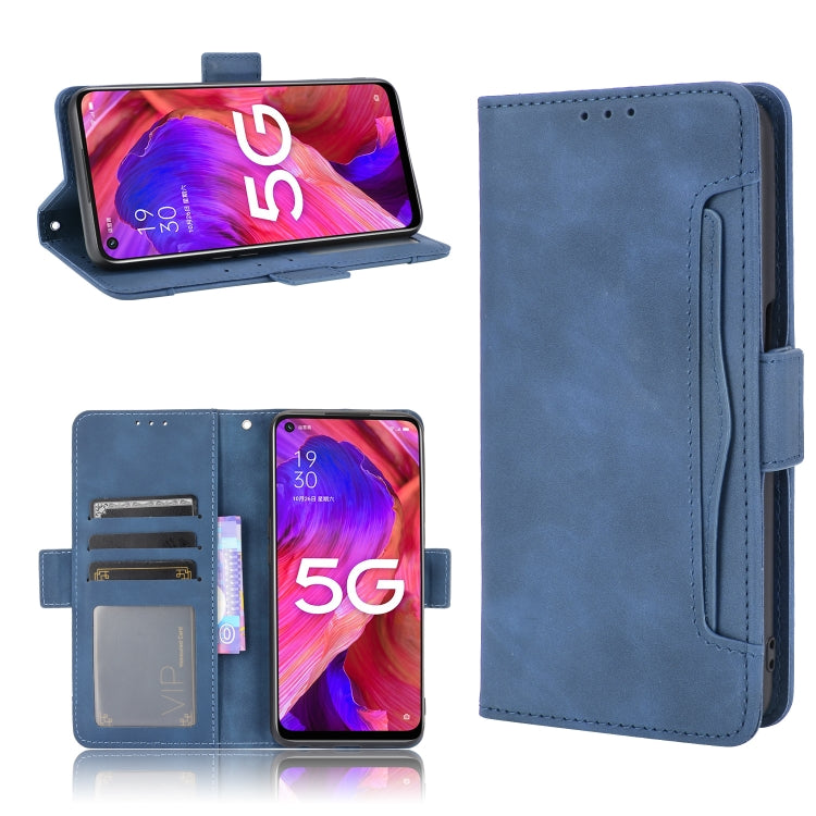 Skin Feel Calf Pattern Horizontal Flip Leather Case with Holder & Card Slots & Photo Frame, For OPPO A54 5G / A74 5G / A93 5G, For OPPO A55 5G / A53s 5G, For OPPO A74 4G / F19 4G, For OPPO A94 5G / Reno5Z 5G / F19 Pro+ 5G�������������������������������...