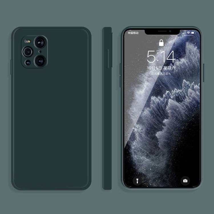 Solid Color Imitation Liquid Silicone Straight Edge Dropproof Full Coverage Protective Case, For OPPO A9 / A9X / F11, For OPPO A92s, For OPPO A5 / A3s, For OPPO Find X3, For OPPO A72, For OPPO Reno4 SE, For OPPO R15, For OPPO R17, For OPPO R17 Pro�����...