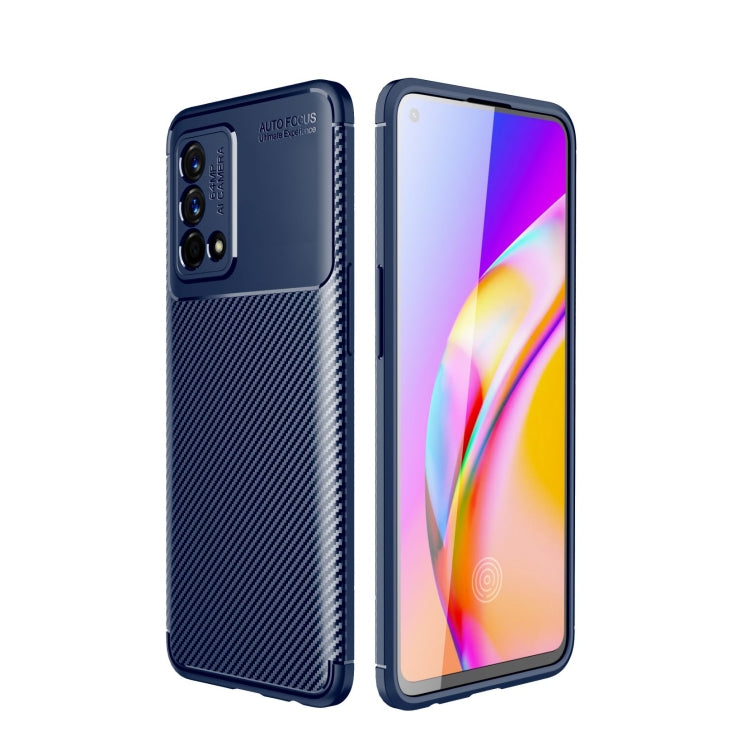 Carbon Fiber Texture Shockproof TPU Case, For OPPO K9
