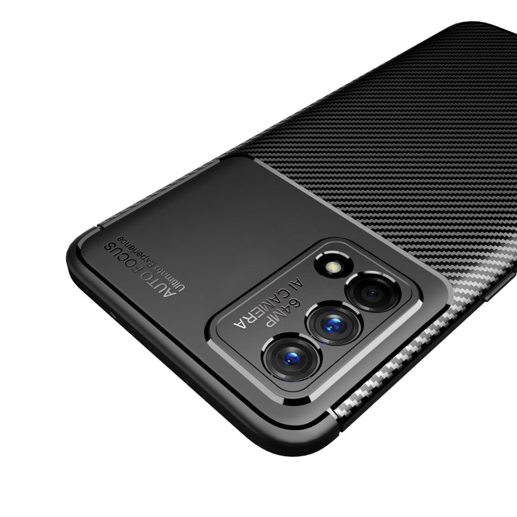Carbon Fiber Texture Shockproof TPU Case, For OPPO K9