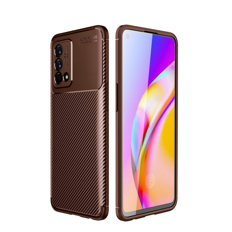 Carbon Fiber Texture Shockproof TPU Case, For OPPO K9