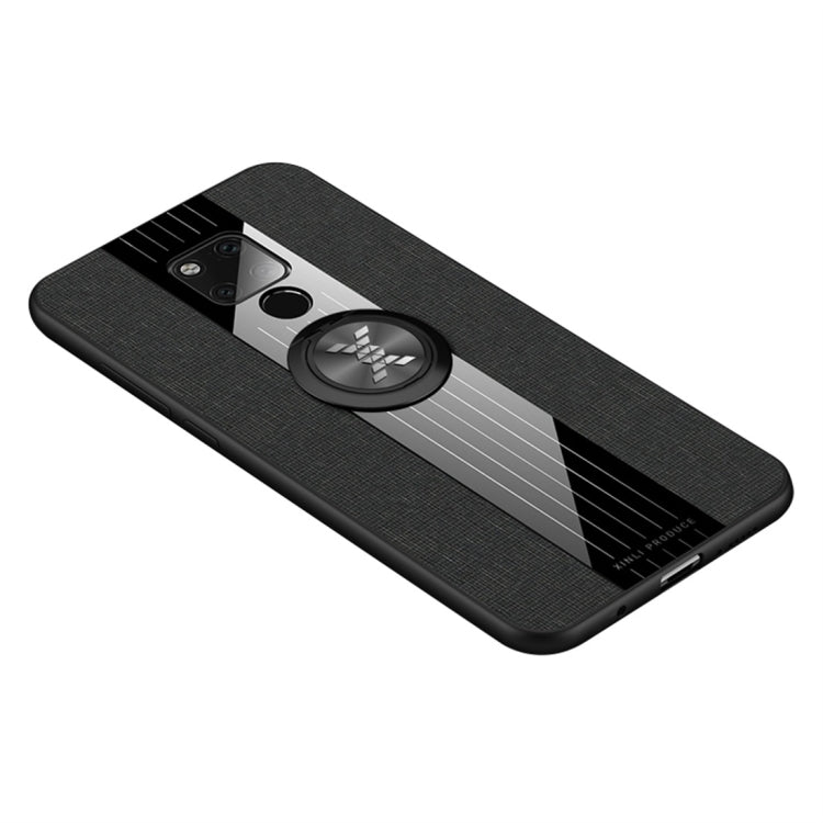 XINLI Stitching Cloth Textue Shockproof TPU Protective Case with Ring Holder, For Huawei Mate 8, For Huawei Mate 9, For Huawei Mate 10, For Huawei Mate 10 Pro, For Huawei Mate 20, For Huawei Mate 20 Pro, For Huawei Mate 20 X, For Huawei Mate 30��������...