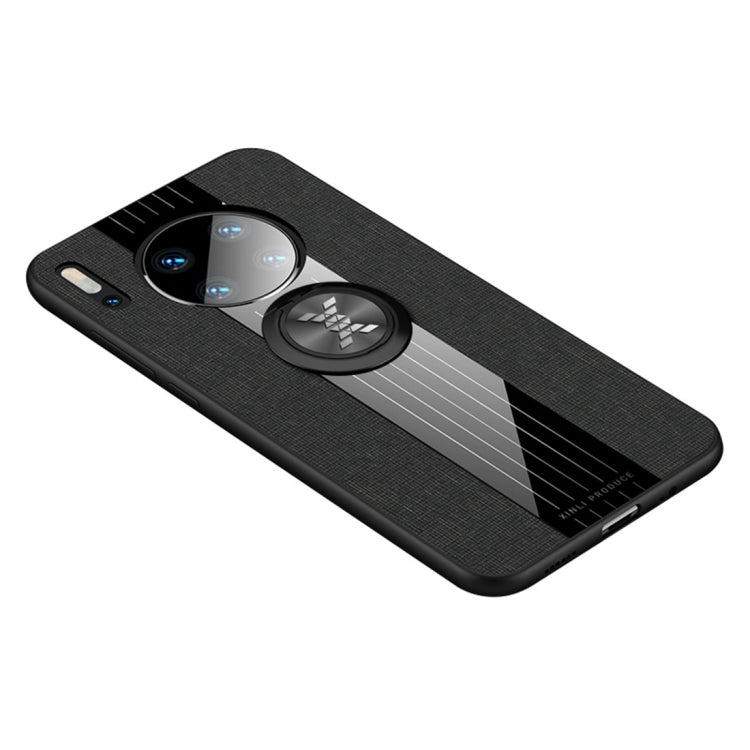 XINLI Stitching Cloth Textue Shockproof TPU Protective Case with Ring Holder, For Huawei Mate 8, For Huawei Mate 9, For Huawei Mate 10, For Huawei Mate 10 Pro, For Huawei Mate 20, For Huawei Mate 20 Pro, For Huawei Mate 20 X, For Huawei Mate 30��������...