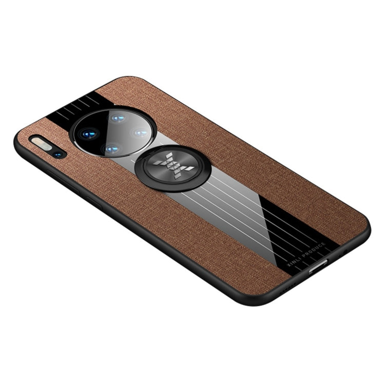 XINLI Stitching Cloth Textue Shockproof TPU Protective Case with Ring Holder, For Huawei Mate 8, For Huawei Mate 9, For Huawei Mate 10, For Huawei Mate 10 Pro, For Huawei Mate 20, For Huawei Mate 20 Pro, For Huawei Mate 20 X, For Huawei Mate 30��������...