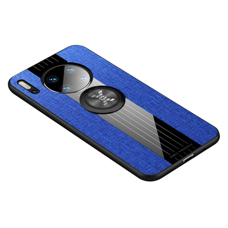 XINLI Stitching Cloth Textue Shockproof TPU Protective Case with Ring Holder, For Huawei Mate 8, For Huawei Mate 9, For Huawei Mate 10, For Huawei Mate 10 Pro, For Huawei Mate 20, For Huawei Mate 20 Pro, For Huawei Mate 20 X, For Huawei Mate 30��������...