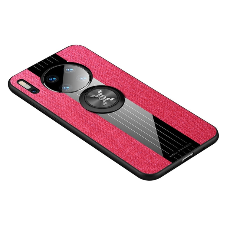 XINLI Stitching Cloth Textue Shockproof TPU Protective Case with Ring Holder, For Huawei Mate 8, For Huawei Mate 9, For Huawei Mate 10, For Huawei Mate 10 Pro, For Huawei Mate 20, For Huawei Mate 20 Pro, For Huawei Mate 20 X, For Huawei Mate 30��������...