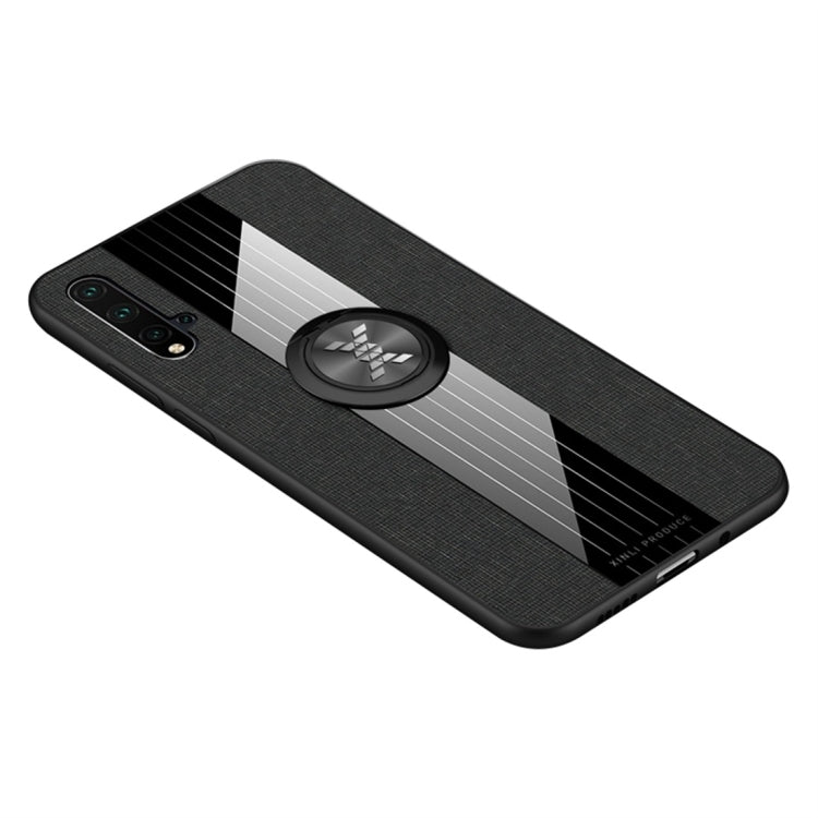 XINLI Stitching Cloth Textue Shockproof TPU Protective Case with Ring Holder, For Huawei Mate 8, For Huawei Mate 9, For Huawei Mate 10, For Huawei Mate 10 Pro, For Huawei Mate 20, For Huawei Mate 20 Pro, For Huawei Mate 20 X, For Huawei Mate 30��������...