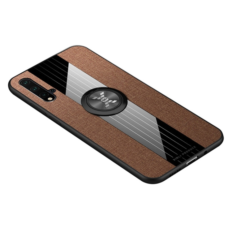 XINLI Stitching Cloth Textue Shockproof TPU Protective Case with Ring Holder, For Huawei Mate 8, For Huawei Mate 9, For Huawei Mate 10, For Huawei Mate 10 Pro, For Huawei Mate 20, For Huawei Mate 20 Pro, For Huawei Mate 20 X, For Huawei Mate 30��������...