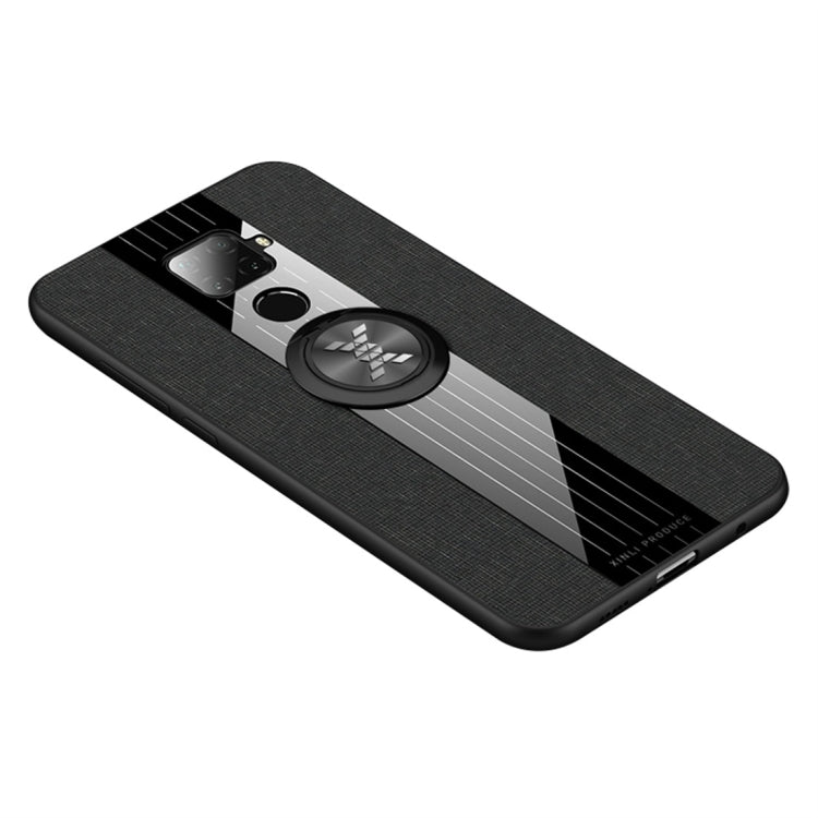XINLI Stitching Cloth Textue Shockproof TPU Protective Case with Ring Holder, For Huawei Mate 8, For Huawei Mate 9, For Huawei Mate 10, For Huawei Mate 10 Pro, For Huawei Mate 20, For Huawei Mate 20 Pro, For Huawei Mate 20 X, For Huawei Mate 30��������...