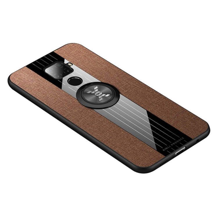 XINLI Stitching Cloth Textue Shockproof TPU Protective Case with Ring Holder, For Huawei Mate 8, For Huawei Mate 9, For Huawei Mate 10, For Huawei Mate 10 Pro, For Huawei Mate 20, For Huawei Mate 20 Pro, For Huawei Mate 20 X, For Huawei Mate 30��������...