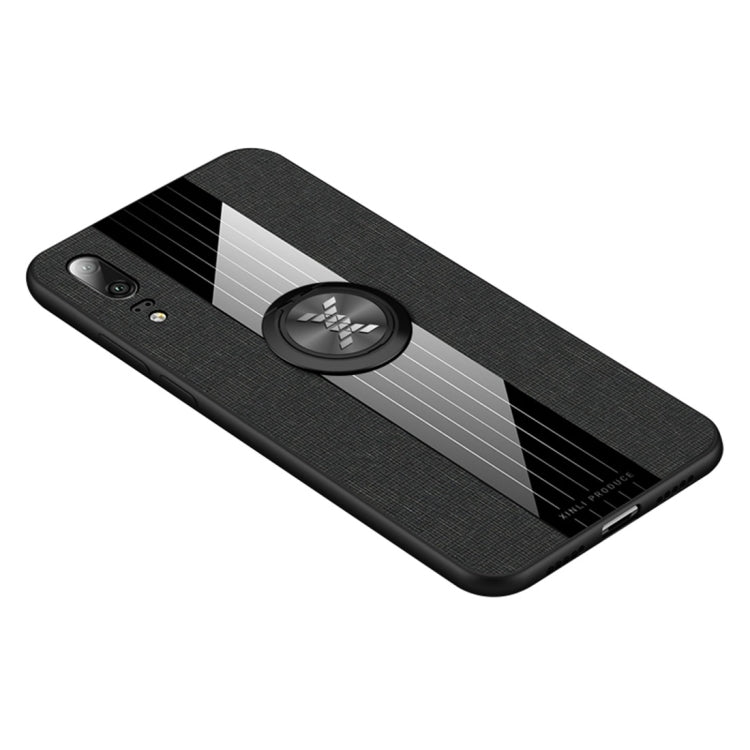 XINLI Stitching Cloth Textue Shockproof TPU Protective Case with Ring Holder, For Huawei Mate 8, For Huawei Mate 9, For Huawei Mate 10, For Huawei Mate 10 Pro, For Huawei Mate 20, For Huawei Mate 20 Pro, For Huawei Mate 20 X, For Huawei Mate 30��������...