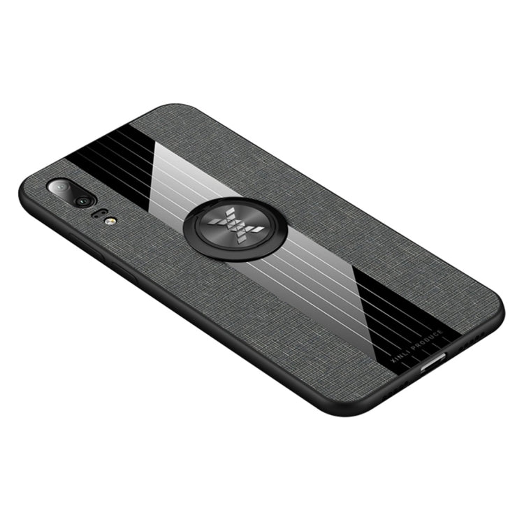 XINLI Stitching Cloth Textue Shockproof TPU Protective Case with Ring Holder, For Huawei Mate 8, For Huawei Mate 9, For Huawei Mate 10, For Huawei Mate 10 Pro, For Huawei Mate 20, For Huawei Mate 20 Pro, For Huawei Mate 20 X, For Huawei Mate 30��������...