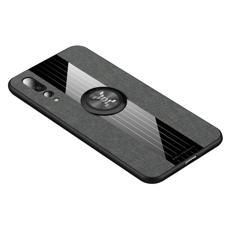 XINLI Stitching Cloth Textue Shockproof TPU Protective Case with Ring Holder, For Huawei Mate 8, For Huawei Mate 9, For Huawei Mate 10, For Huawei Mate 10 Pro, For Huawei Mate 20, For Huawei Mate 20 Pro, For Huawei Mate 20 X, For Huawei Mate 30��������...