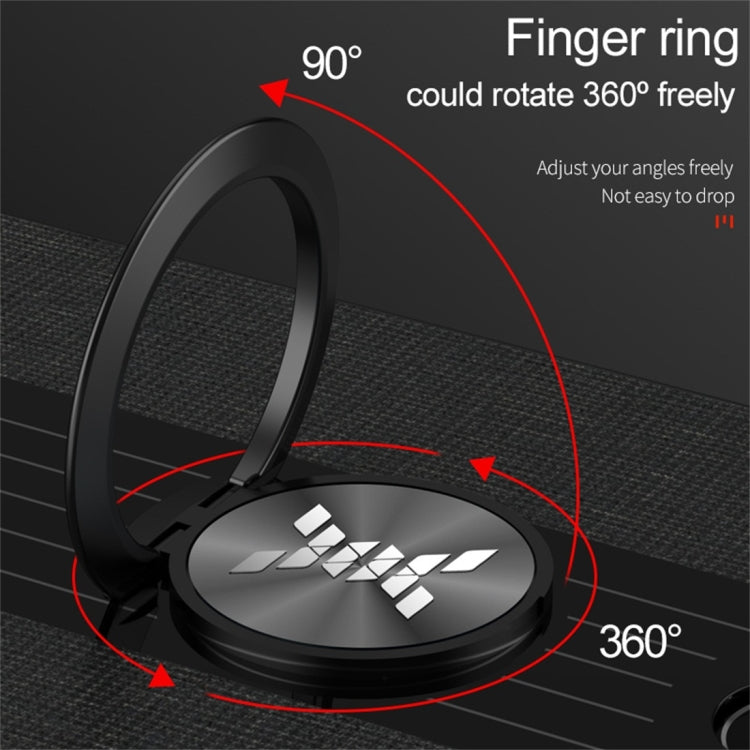 XINLI Stitching Cloth Textue Shockproof TPU Protective Case with Ring Holder, For Huawei P30, For Huawei P30 Lite, For Huawei P30 Pro