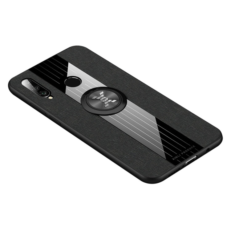 XINLI Stitching Cloth Textue Shockproof TPU Protective Case with Ring Holder, For Huawei P30, For Huawei P30 Lite, For Huawei P30 Pro