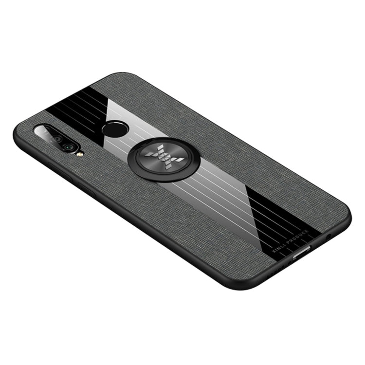 XINLI Stitching Cloth Textue Shockproof TPU Protective Case with Ring Holder, For Huawei P30, For Huawei P30 Lite, For Huawei P30 Pro