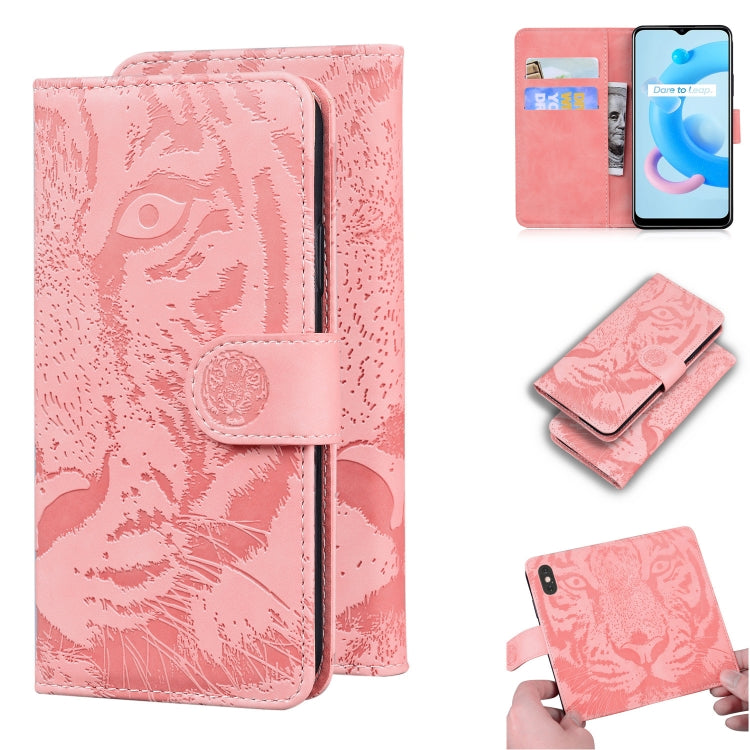 Tiger Embossing Pattern Horizontal Flip Leather Case with Holder & Card Slots & Wallet, For OPPO A15 / A15S, For OPPO A55 5G / A54 4G, For OPPO Realme V11 5G, For OPPO A74 4G / F19 4G, For OPPO A92S / Reno4 Z 5G, For OPPO A94 4G / F19 Pro��������������...