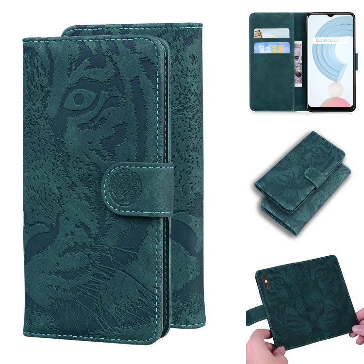 Tiger Embossing Pattern Horizontal Flip Leather Case with Holder & Card Slots & Wallet, For OPPO A15 / A15S, For OPPO A55 5G / A54 4G, For OPPO Realme V11 5G, For OPPO A74 4G / F19 4G, For OPPO A92S / Reno4 Z 5G, For OPPO A94 4G / F19 Pro��������������...