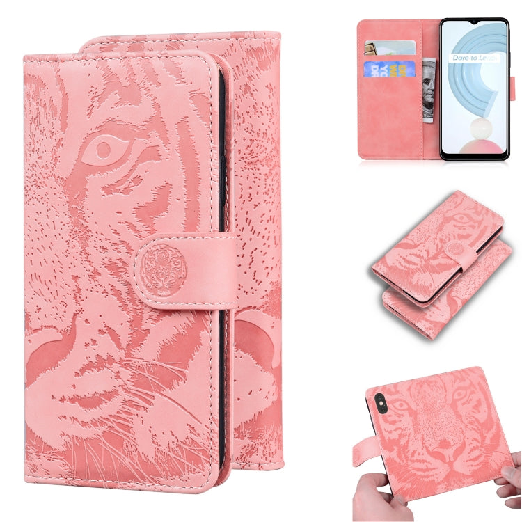 Tiger Embossing Pattern Horizontal Flip Leather Case with Holder & Card Slots & Wallet, For OPPO A15 / A15S, For OPPO A55 5G / A54 4G, For OPPO Realme V11 5G, For OPPO A74 4G / F19 4G, For OPPO A92S / Reno4 Z 5G, For OPPO A94 4G / F19 Pro��������������...