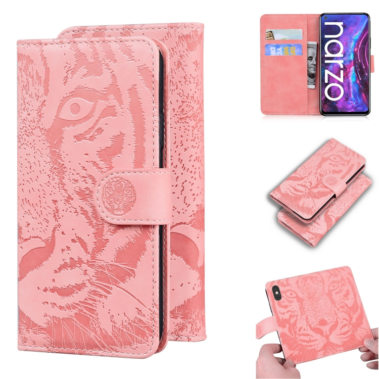 Tiger Embossing Pattern Horizontal Flip Leather Case with Holder & Card Slots & Wallet, For OPPO A15 / A15S, For OPPO A55 5G / A54 4G, For OPPO Realme V11 5G, For OPPO A74 4G / F19 4G, For OPPO A92S / Reno4 Z 5G, For OPPO A94 4G / F19 Pro��������������...