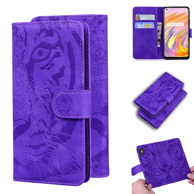 Tiger Embossing Pattern Horizontal Flip Leather Case with Holder & Card Slots & Wallet, For OPPO A15 / A15S, For OPPO A55 5G / A54 4G, For OPPO Realme V11 5G, For OPPO A74 4G / F19 4G, For OPPO A92S / Reno4 Z 5G, For OPPO A94 4G / F19 Pro��������������...